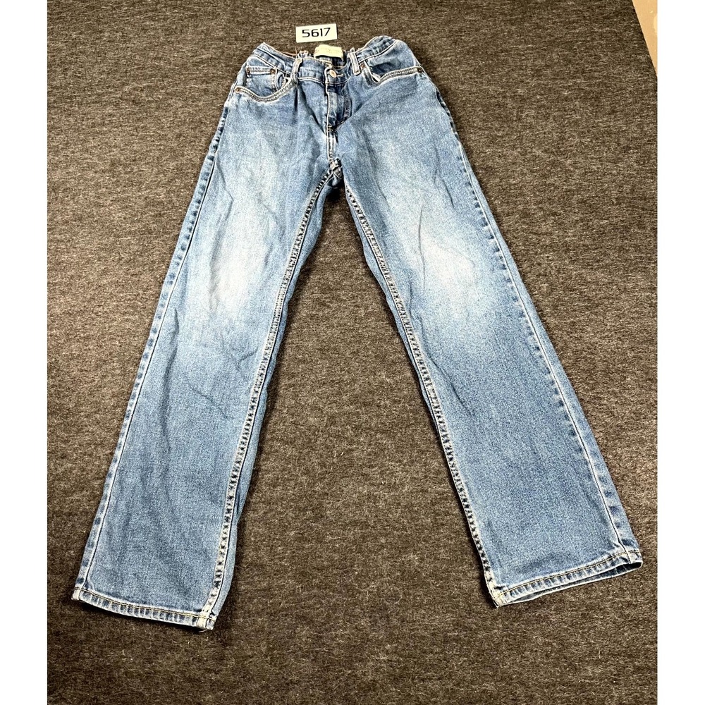 Levi's 551Z Authentic Jeans Womens 16 Blue Denim Cotton Medium Wash Straight Leg
